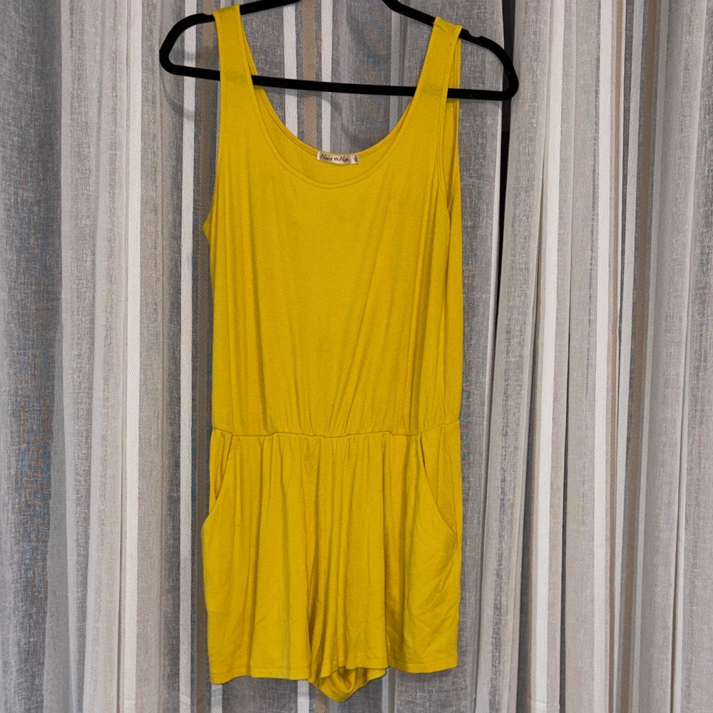 Heart & Hips Yellow Jumpsuit